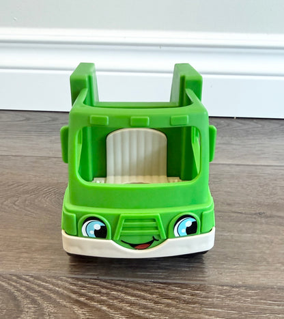 Fisher-Price Little People Green Recycling Car