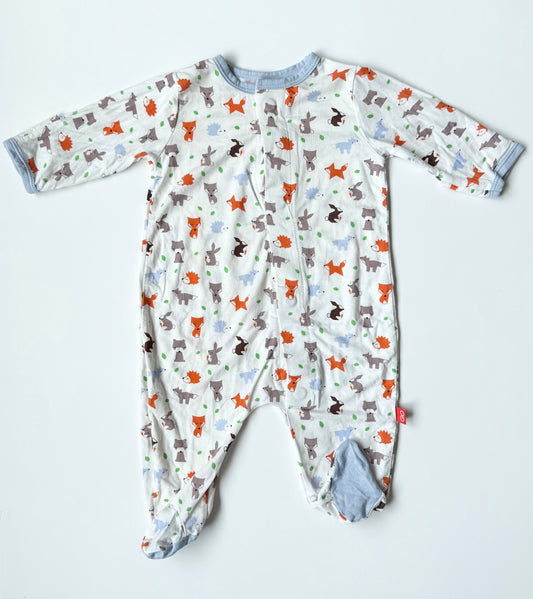 Magnetic Me White Woodland Animals Sleeper (0-3 Months)