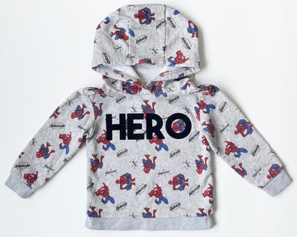 Marvel Grey Spider-Man “Hero” Hoodie (2T)