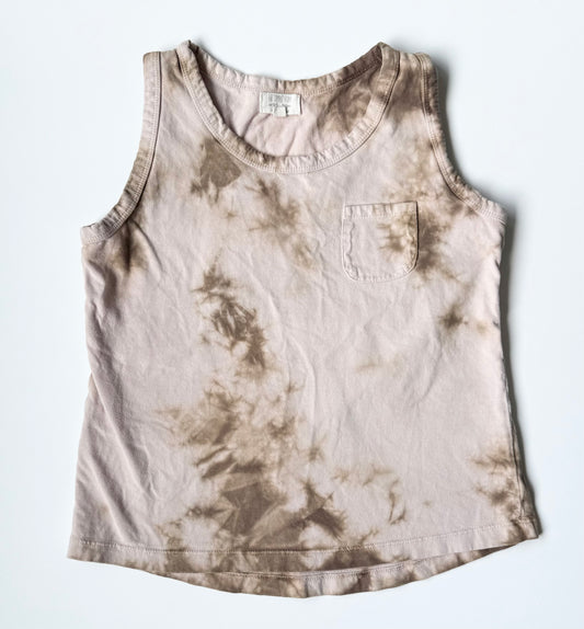 The Simple Folk Brown & Pink Tie Dye Tank Top (5-6 Years)