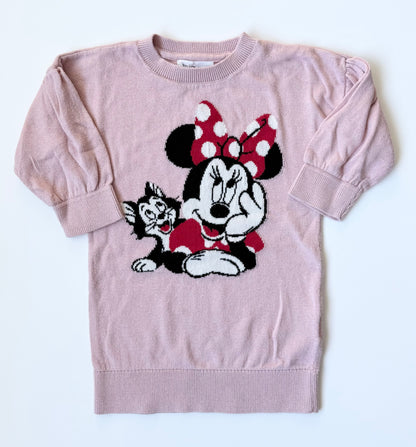 Baby Gap x Disney Pink Minnie & Figaro Knit Sweater (18-24 Months)