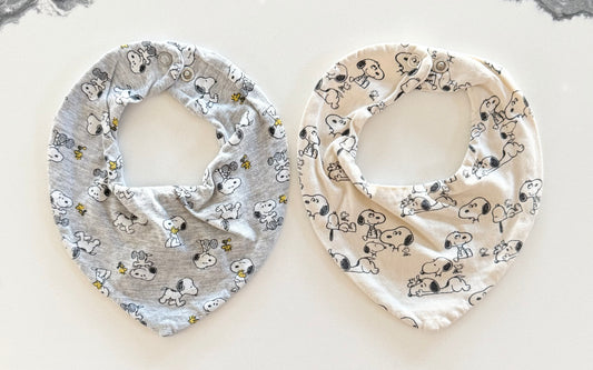 H&M x Peanuts Snoopy Bandana Bibs Set