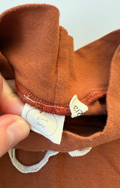 Small Shop Light Brown Bummie Shorts (2/3T)