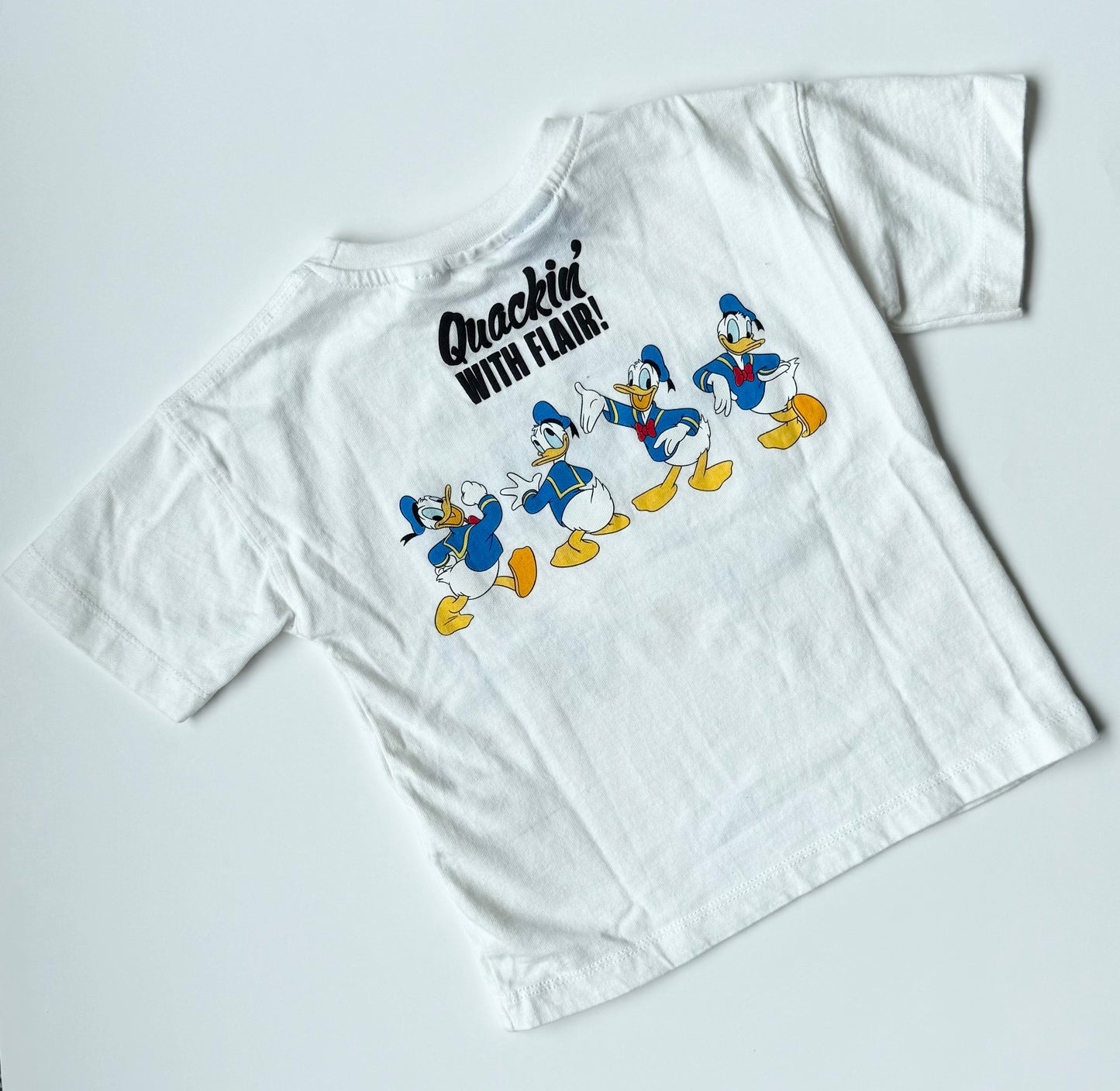 Zara x Disney White & Blue Donald Duck T-Shirt & Matching Shorts Set (2 Years)