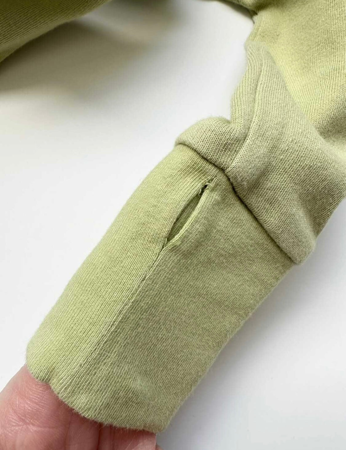 Parade Organics Light Green Short Sleeve Sleeper Romper (3-6 Months)