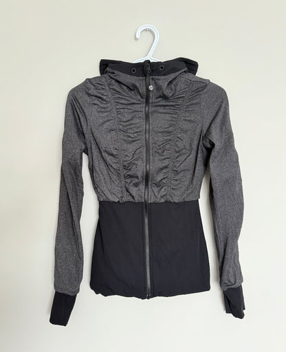Women’s Lululemon Dance Studio Reversible Jacket - Black & Grey (4)
