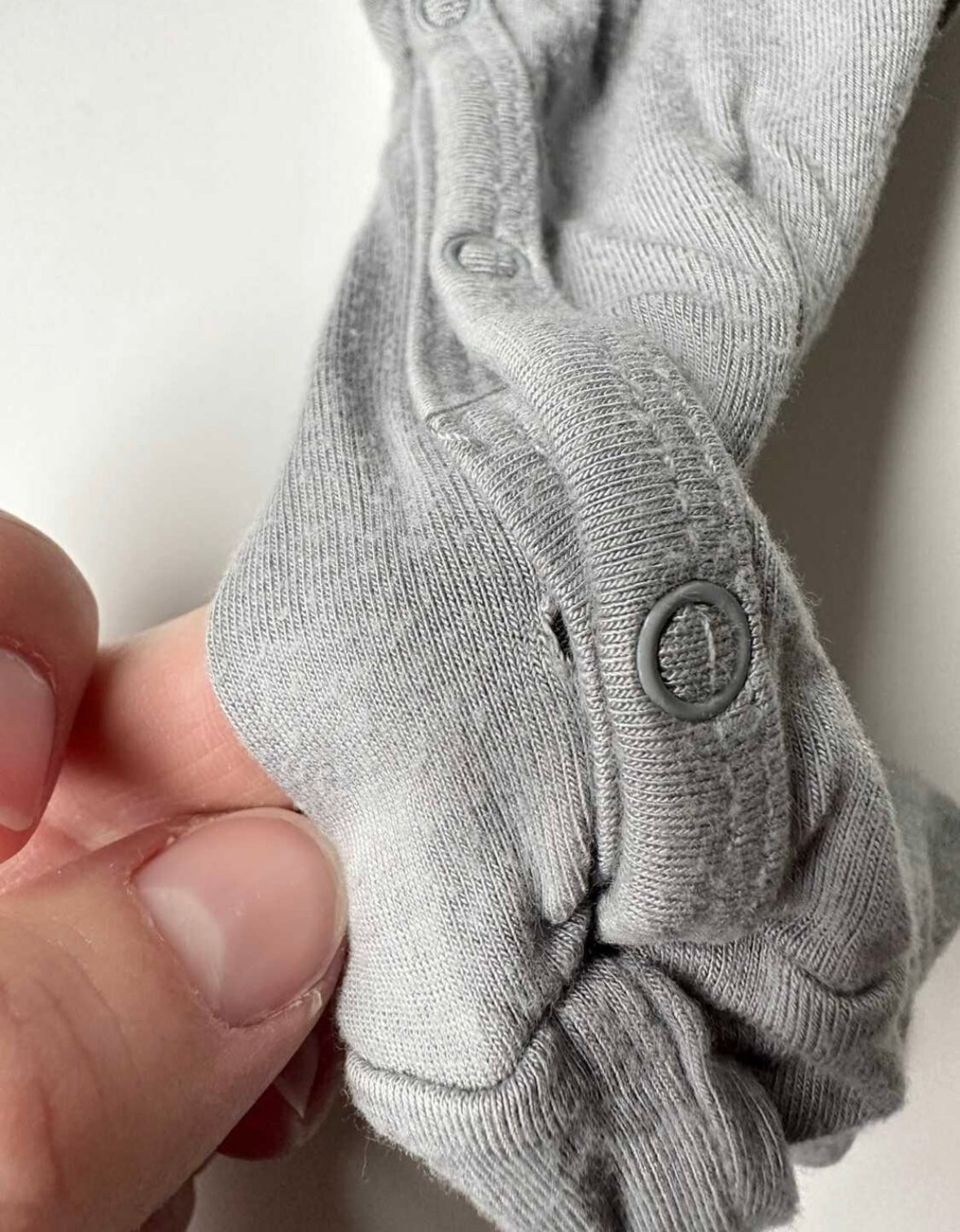 Kyte Graphite Snap Romper (6-12 Months)