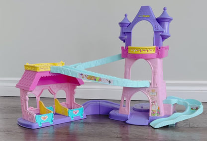 Fisher-Price Little People Disney Princess Klip Klop Castle & Aurora Horse