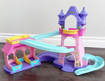Fisher-Price Little People Disney Princess Klip Klop Castle & Aurora Horse #2